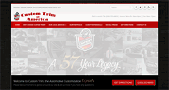 Desktop Screenshot of customtrimonline.com