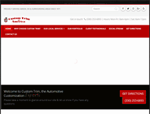 Tablet Screenshot of customtrimonline.com